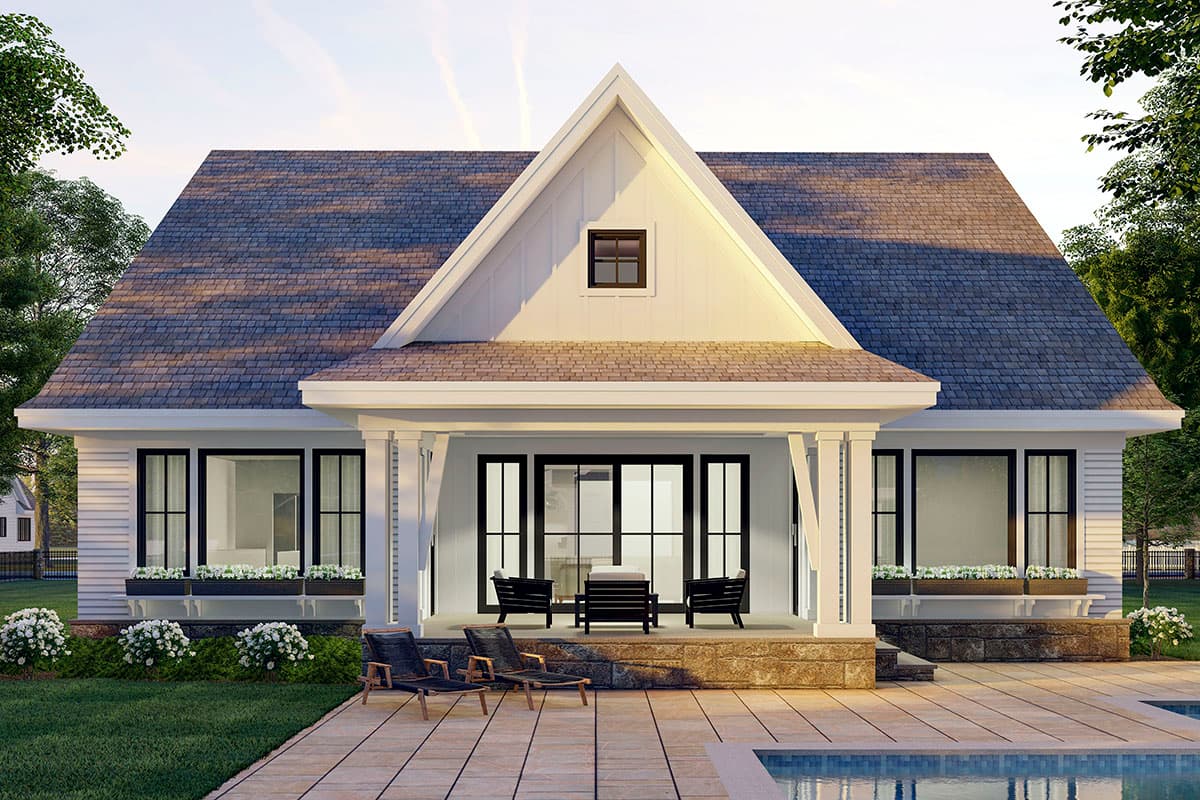 Plan 14696RK: 4-Bed Modern Farmhouse Plan with Two Level Kitchen Island and Laundry On Both Floors - 3146 Sq Ft - Image #6 - Country, Craftsman, Farmhouse, Modern Farmhouse, New American, Traditional