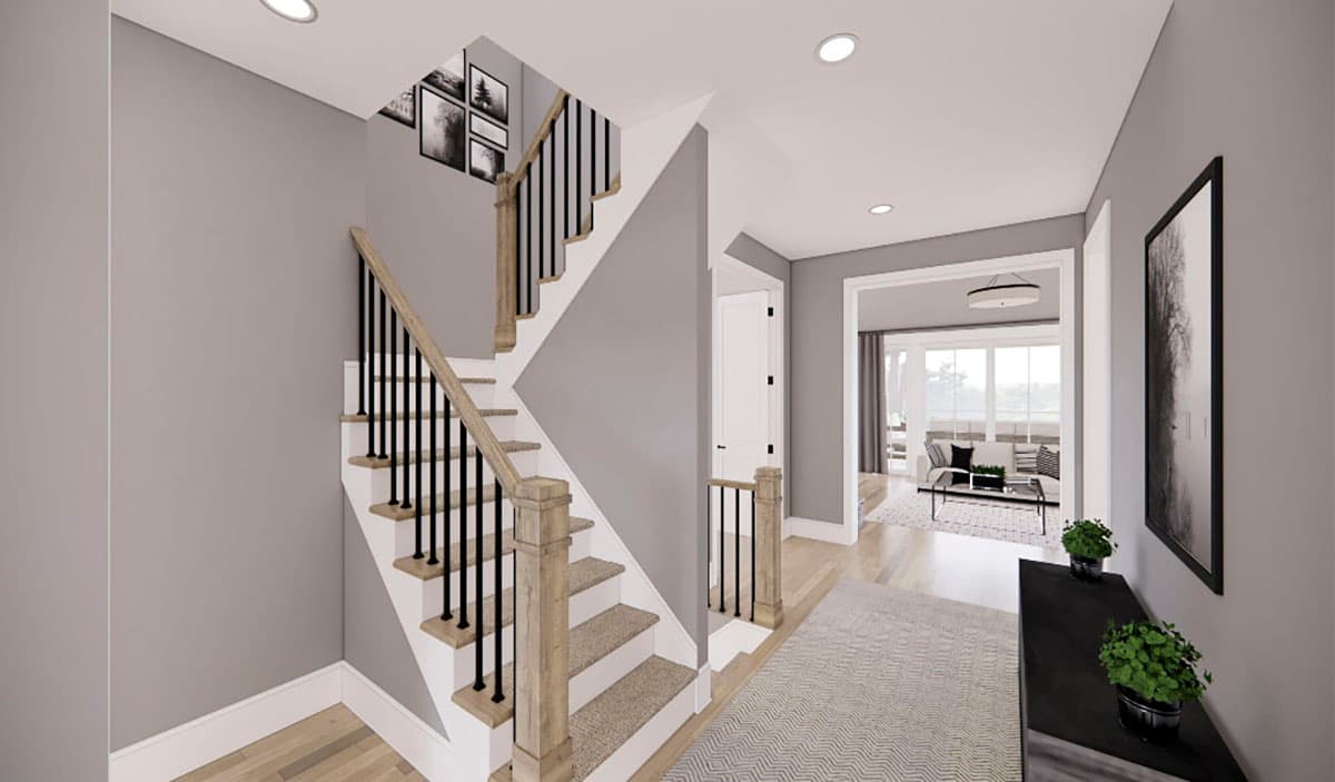 Plan 14696RK: 4-Bed Modern Farmhouse Plan with Two Level Kitchen Island and Laundry On Both Floors - 3146 Sq Ft - Image #9 - Country, Craftsman, Farmhouse, Modern Farmhouse, New American, Traditional