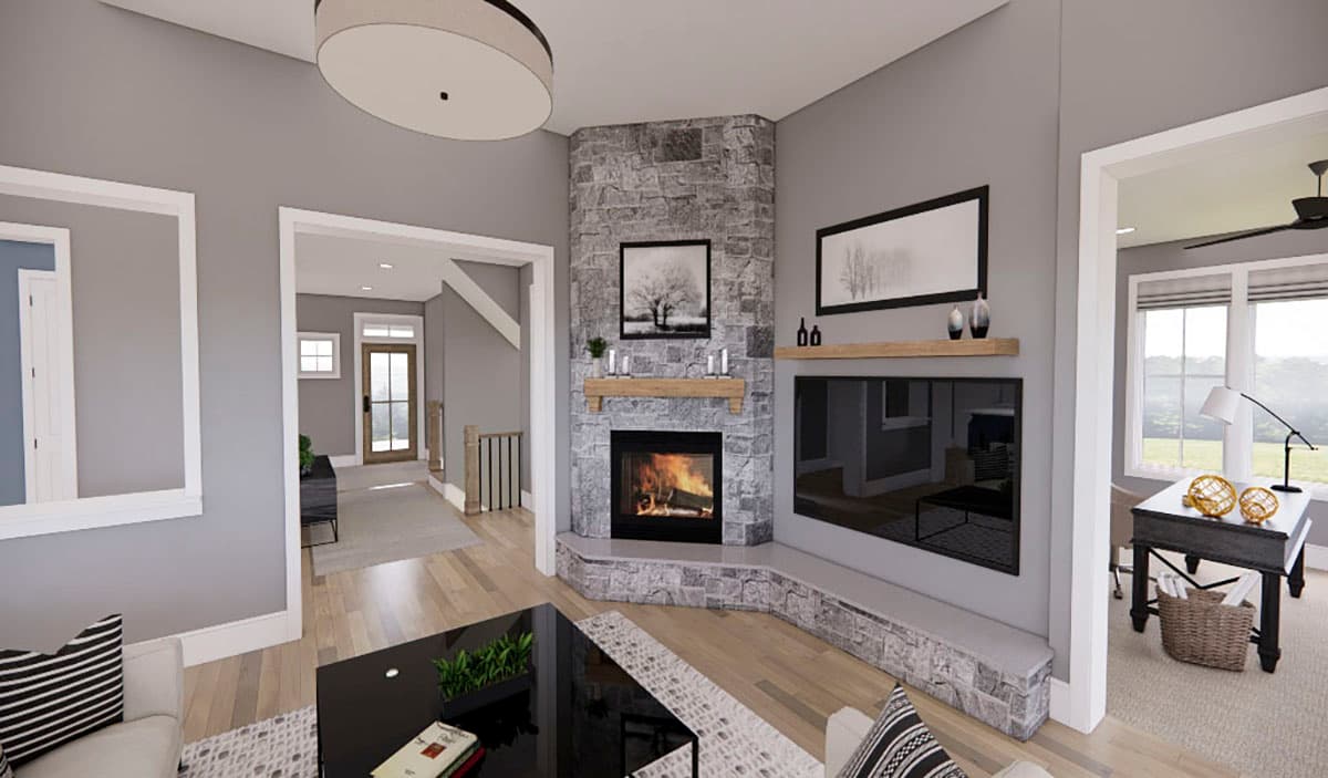 Plan 14696RK: 4-Bed Modern Farmhouse Plan with Two Level Kitchen Island and Laundry On Both Floors - 3146 Sq Ft - Image #16 - Country, Craftsman, Farmhouse, Modern Farmhouse, New American, Traditional