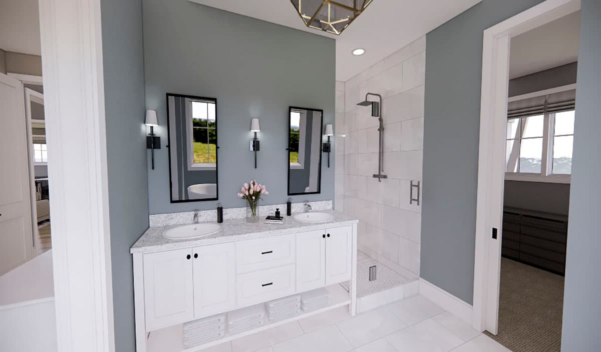 Plan 14696RK: 4-Bed Modern Farmhouse Plan with Two Level Kitchen Island and Laundry On Both Floors - 3146 Sq Ft - Image #18 - Country, Craftsman, Farmhouse, Modern Farmhouse, New American, Traditional