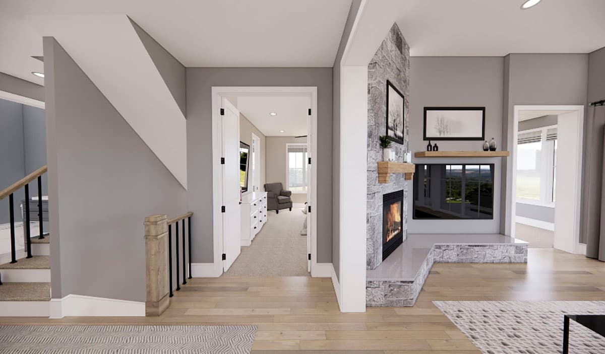 Plan 14696RK: 4-Bed Modern Farmhouse Plan with Two Level Kitchen Island and Laundry On Both Floors - 3146 Sq Ft - Image #23 - Country, Craftsman, Farmhouse, Modern Farmhouse, New American, Traditional