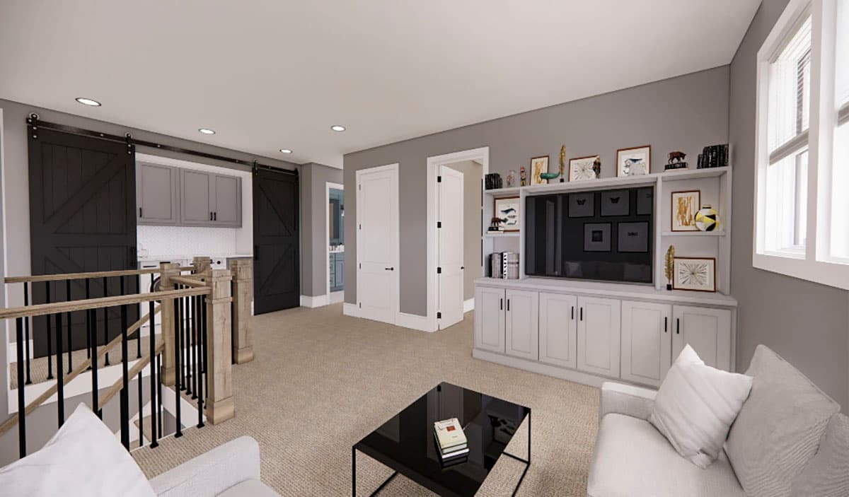 Plan 14696RK: 4-Bed Modern Farmhouse Plan with Two Level Kitchen Island and Laundry On Both Floors - 3146 Sq Ft - Image #25 - Country, Craftsman, Farmhouse, Modern Farmhouse, New American, Traditional