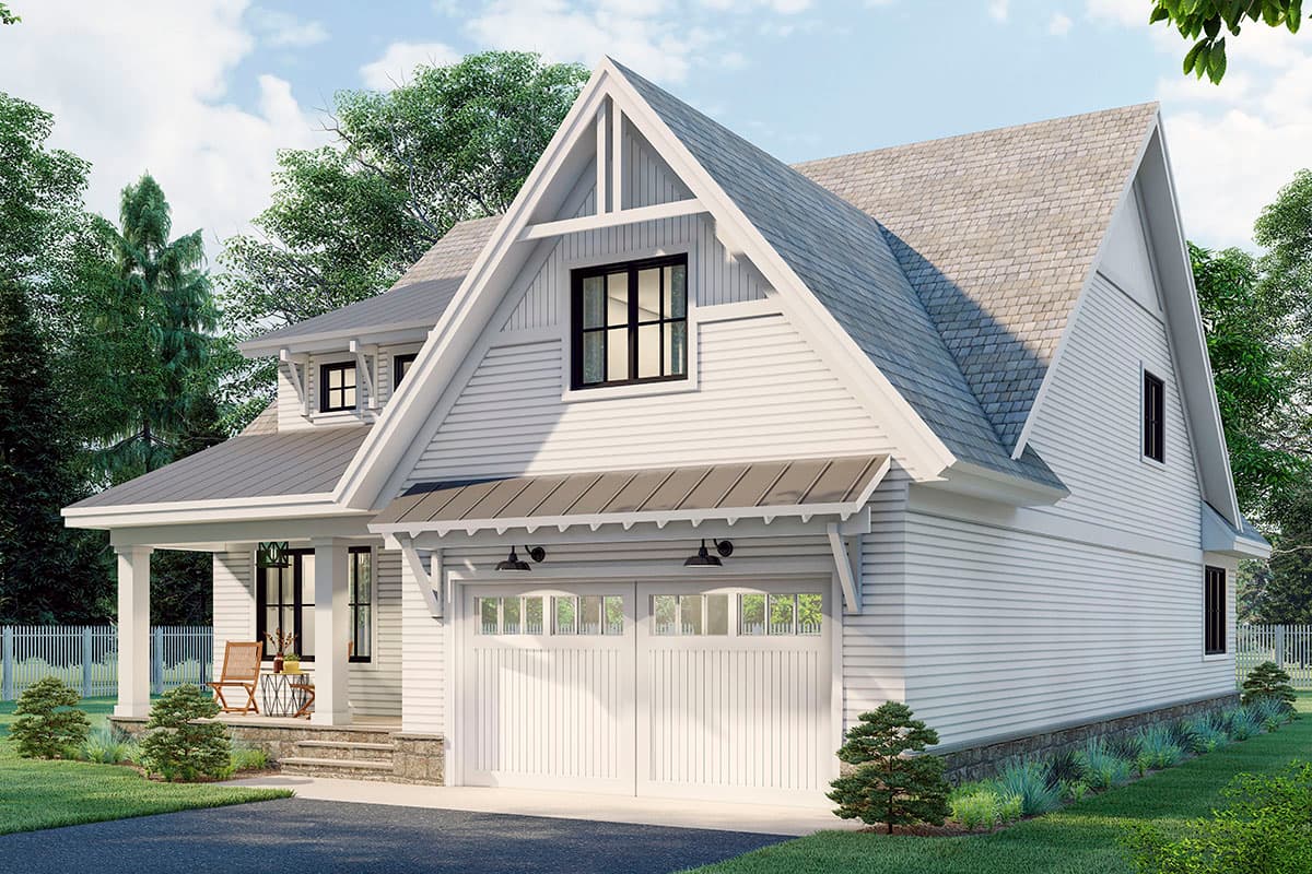 Plan 14697RK: 2-Story New American Home Plan with Laundry on Both Floors - 2889 Sq Ft - Image #6 - Country, Craftsman, Modern Farmhouse, New American