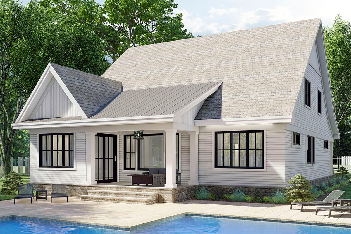 Plan 14697RK: 2-Story New American Home Plan with Laundry on Both Floors - 2889 Sq Ft - Image #9 - Country, Craftsman, Modern Farmhouse, New American