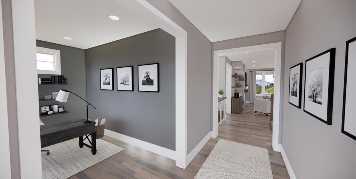 Plan 14697RK: 2-Story New American Home Plan with Laundry on Both Floors - 2889 Sq Ft - Image #10 - Country, Craftsman, Modern Farmhouse, New American