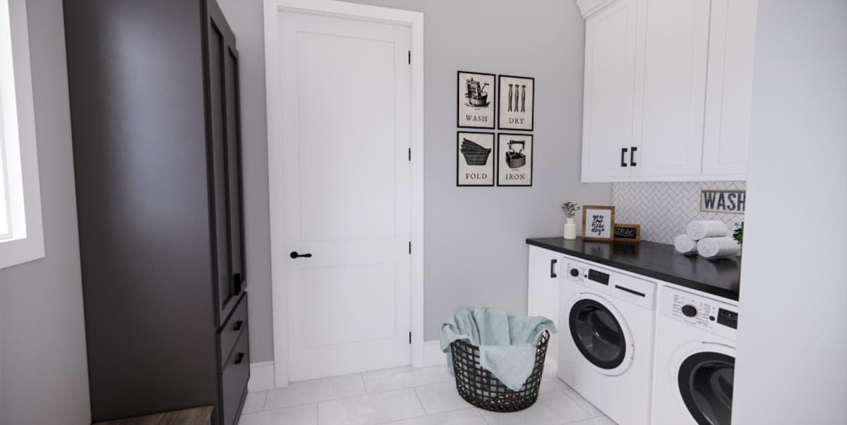 Plan 14697RK: 2-Story New American Home Plan with Laundry on Both Floors - 2889 Sq Ft - Image #15 - Country, Craftsman, Modern Farmhouse, New American