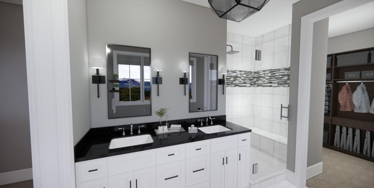 Plan 14697RK: 2-Story New American Home Plan with Laundry on Both Floors - 2889 Sq Ft - Image #17 - Country, Craftsman, Modern Farmhouse, New American