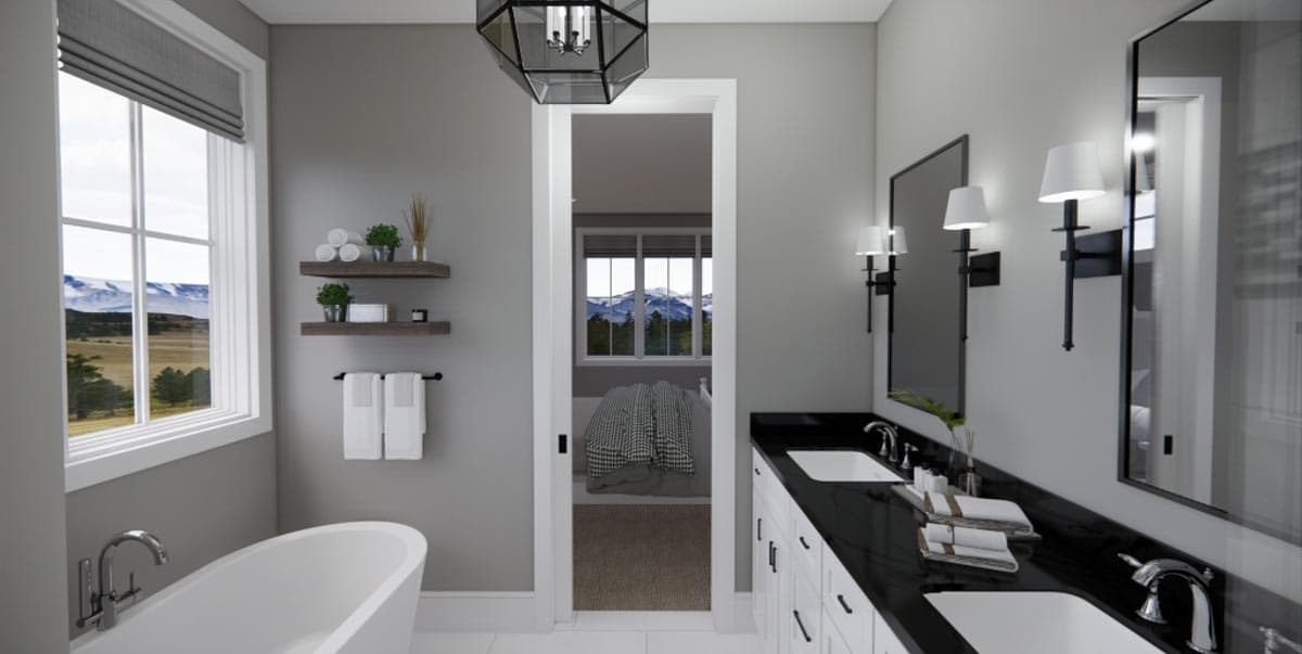 Plan 14697RK: 2-Story New American Home Plan with Laundry on Both Floors - 2889 Sq Ft - Image #18 - Country, Craftsman, Modern Farmhouse, New American