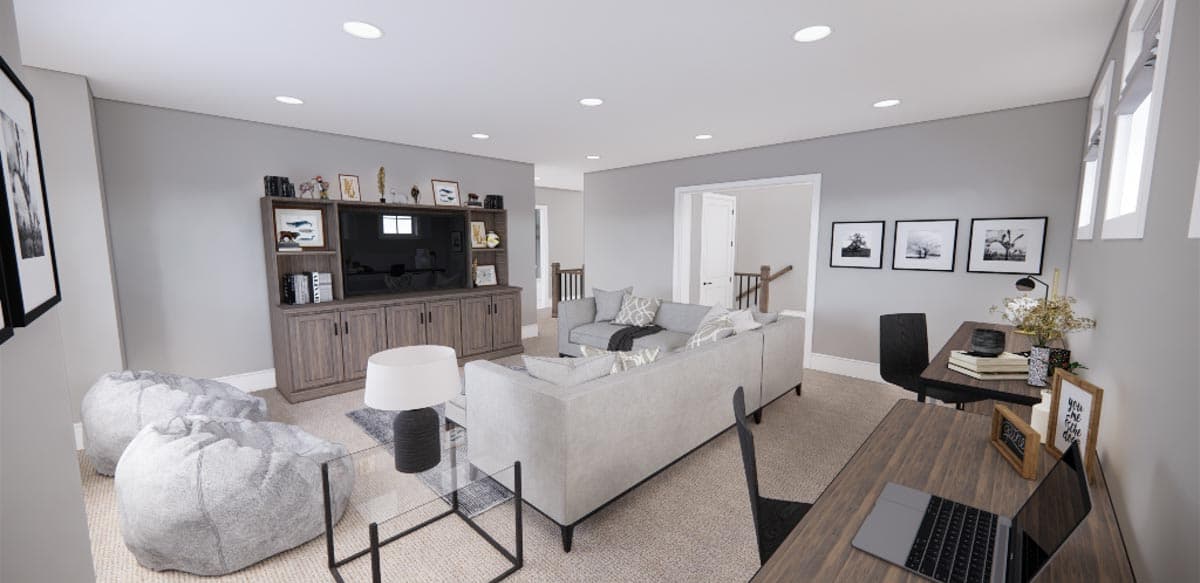 Plan 14697RK: 2-Story New American Home Plan with Laundry on Both Floors - 2889 Sq Ft - Image #20 - Country, Craftsman, Modern Farmhouse, New American