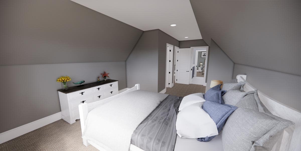 Plan 14697RK: 2-Story New American Home Plan with Laundry on Both Floors - 2889 Sq Ft - Image #21 - Country, Craftsman, Modern Farmhouse, New American