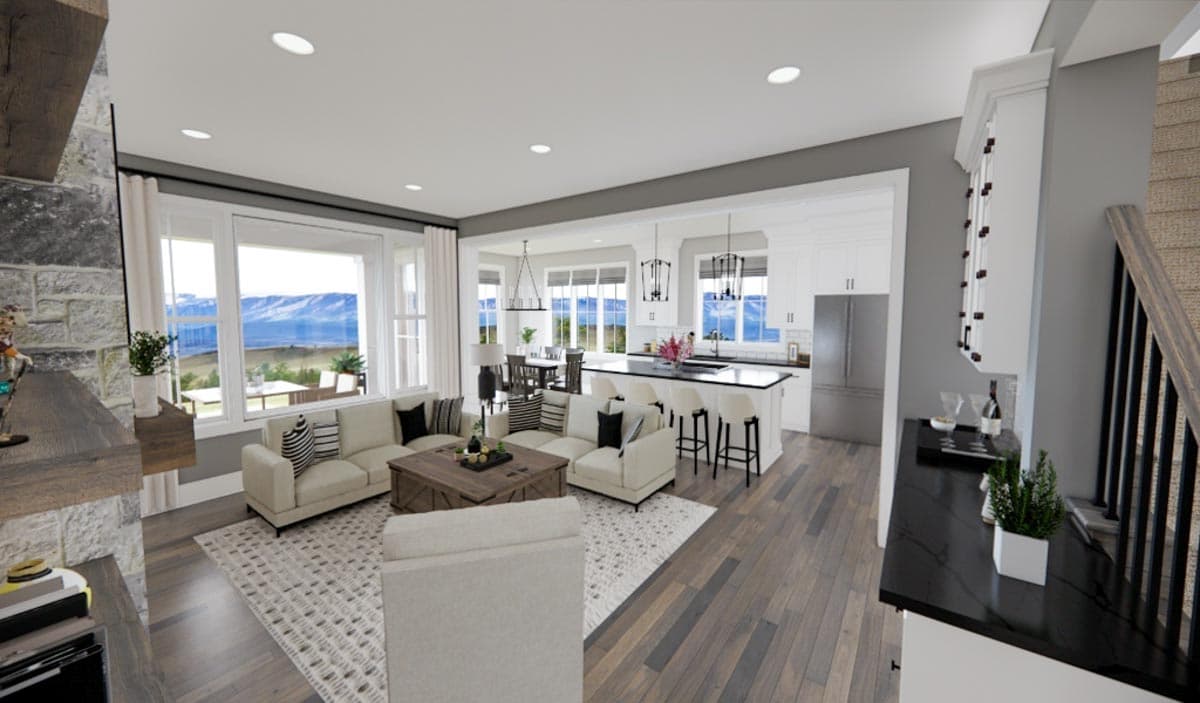 Plan 14698RK: 3-Bed Craftsman House Plan with Variety of Garage Options - Image #12 - Cottage, Country, Craftsman, Modern Farmhouse, New American