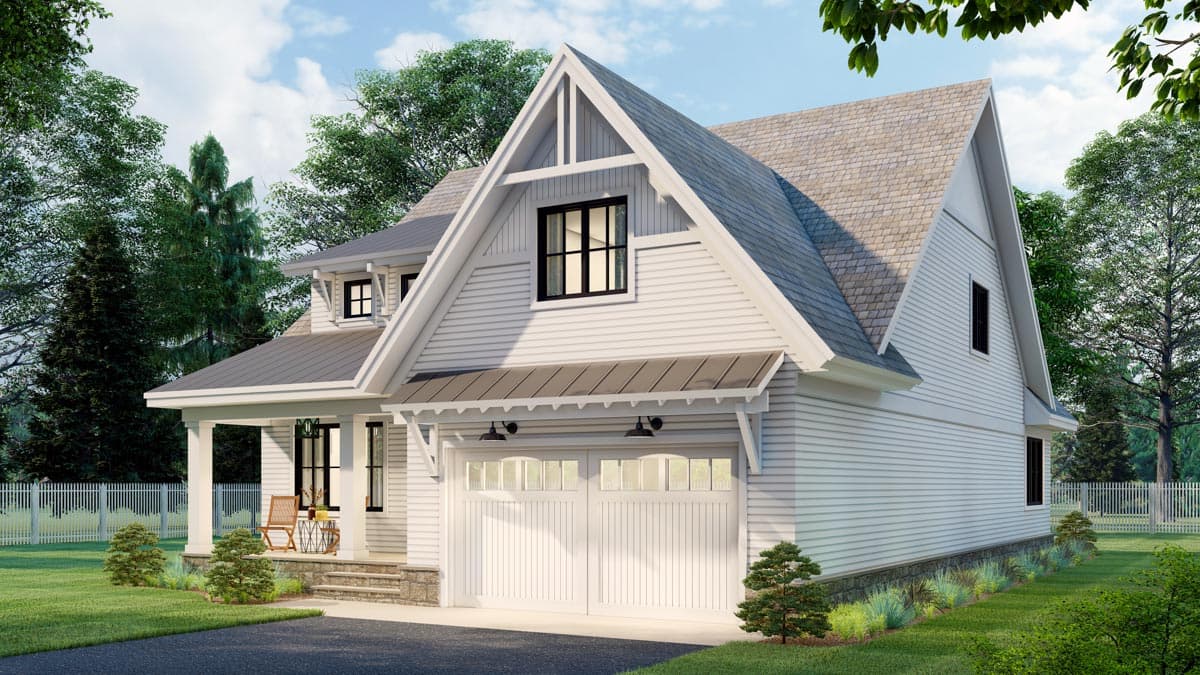 Plan 14698RK: 3-Bed Craftsman House Plan with Variety of Garage Options - Image #9 - Cottage, Country, Craftsman, Modern Farmhouse, New American