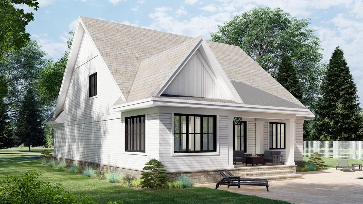 Plan 14698RK: 3-Bed Craftsman House Plan with Variety of Garage Options - Image #8 - Cottage, Country, Craftsman, Modern Farmhouse, New American