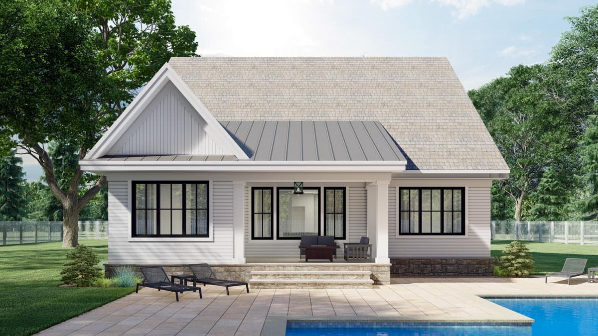 Plan 14698RK: 3-Bed Craftsman House Plan with Variety of Garage Options - Image #7 - Cottage, Country, Craftsman, Modern Farmhouse, New American