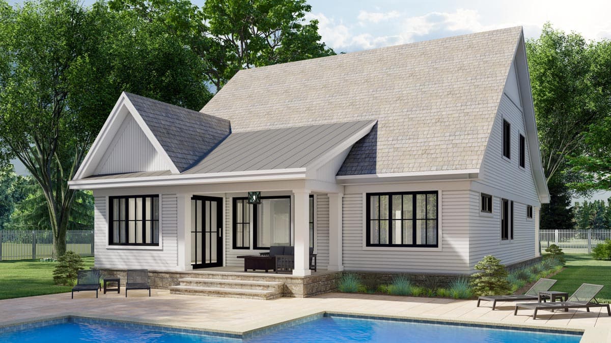 Plan 14698RK: 3-Bed Craftsman House Plan with Variety of Garage Options - Image #6 - Cottage, Country, Craftsman, Modern Farmhouse, New American