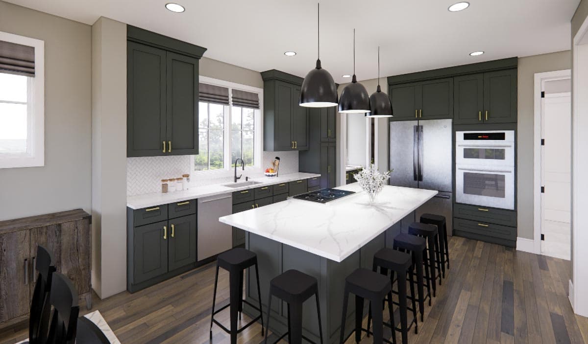 Plan 14699RK: 3-Bedroom Modern Farmhouse Plan with 2 or 3-Car Garage - 2657 Sq Ft - Image #14 - Country, Craftsman, Farmhouse, Modern Farmhouse, New American, Traditional