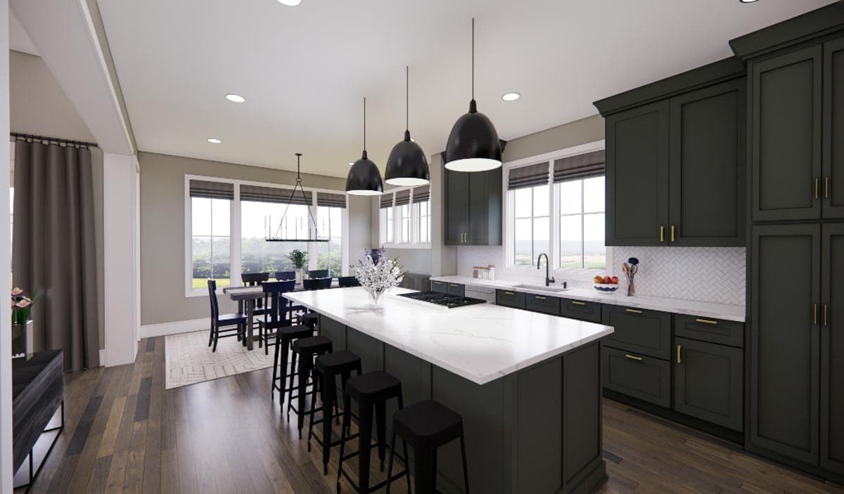 Plan 14699RK: 3-Bedroom Modern Farmhouse Plan with 2 or 3-Car Garage - 2657 Sq Ft - Image #15 - Country, Craftsman, Farmhouse, Modern Farmhouse, New American, Traditional