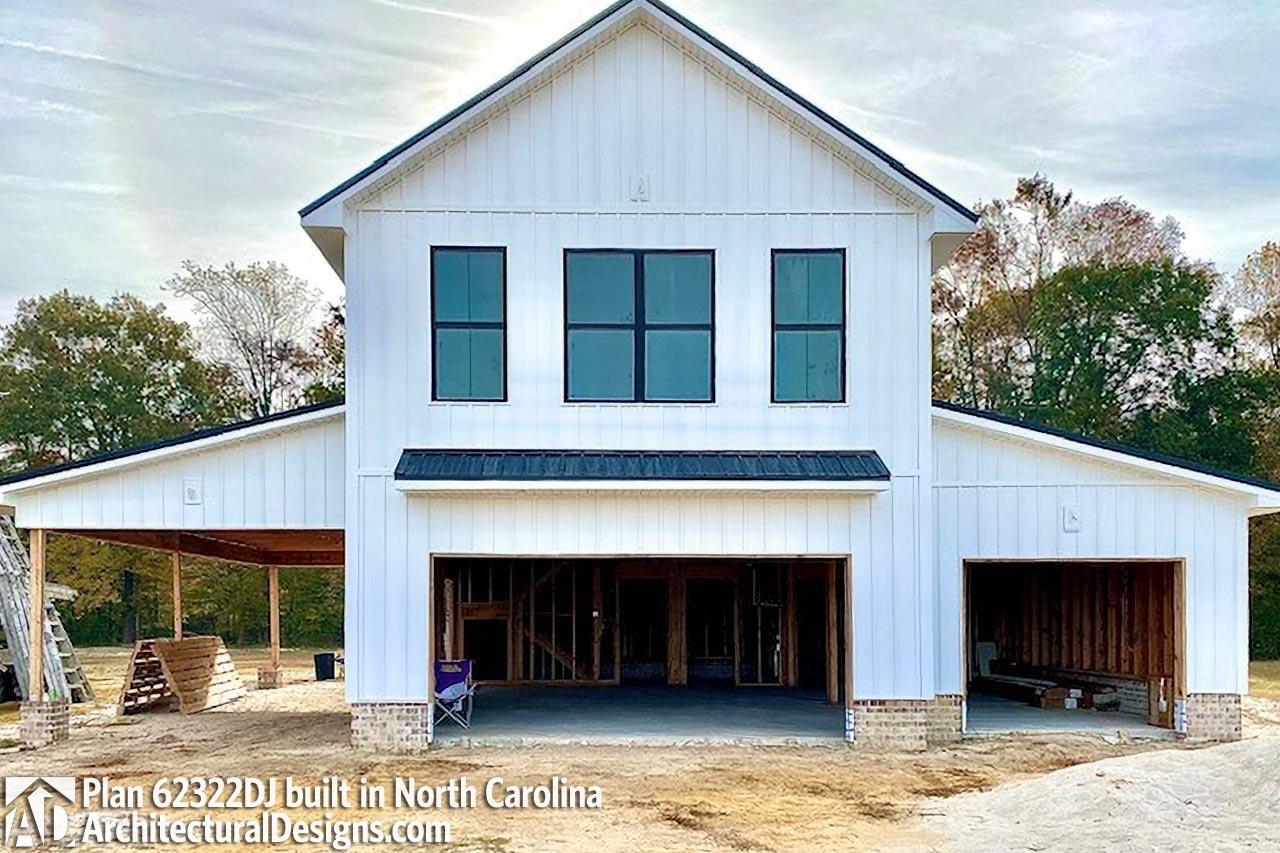 build gallery item - House Plan 62322DJ comes to life in North Carolina!