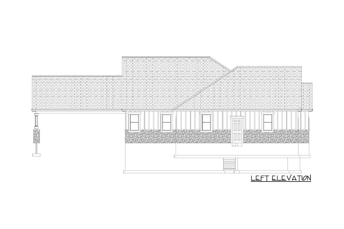 Plan 61374UT: Exclusive Ranch Home Plan with Lower-level 2-Bed Apartment - Image #30 - Craftsman, New American, Ranch