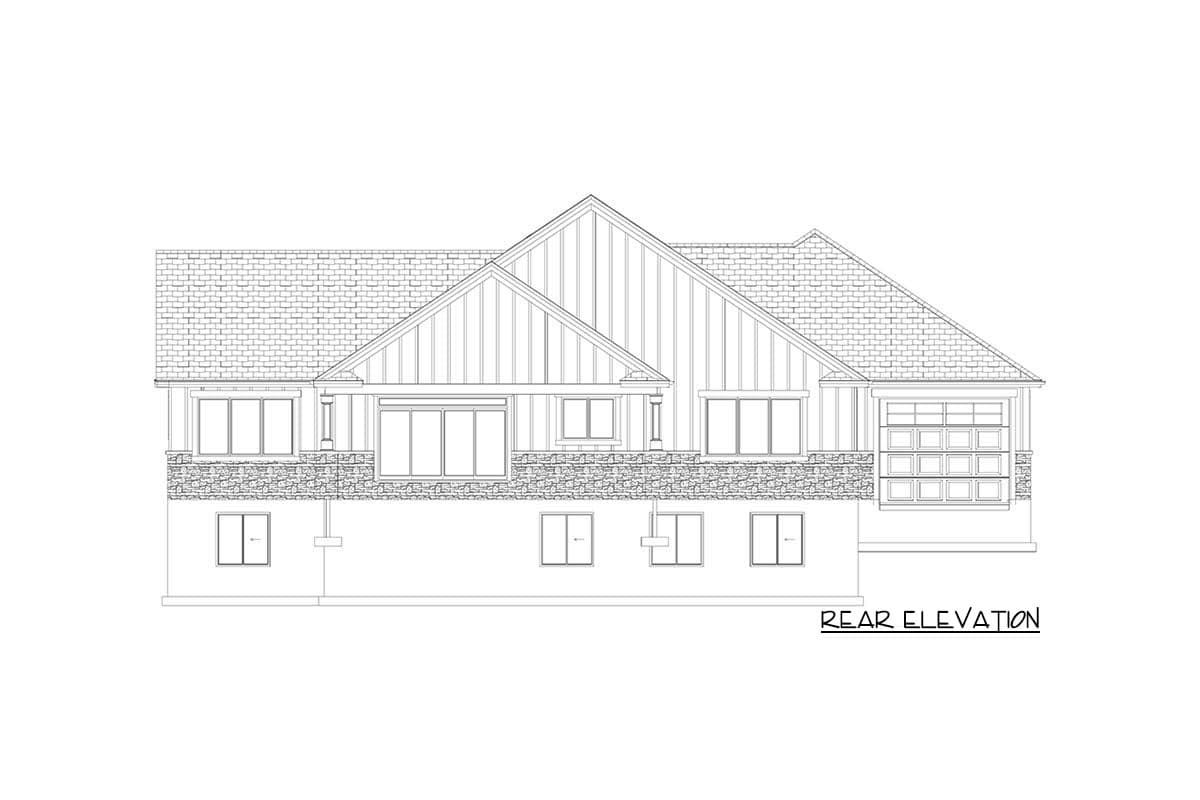 Plan 61374UT: Exclusive Ranch Home Plan with Lower-level 2-Bed Apartment - Image #31 - Craftsman, New American, Ranch