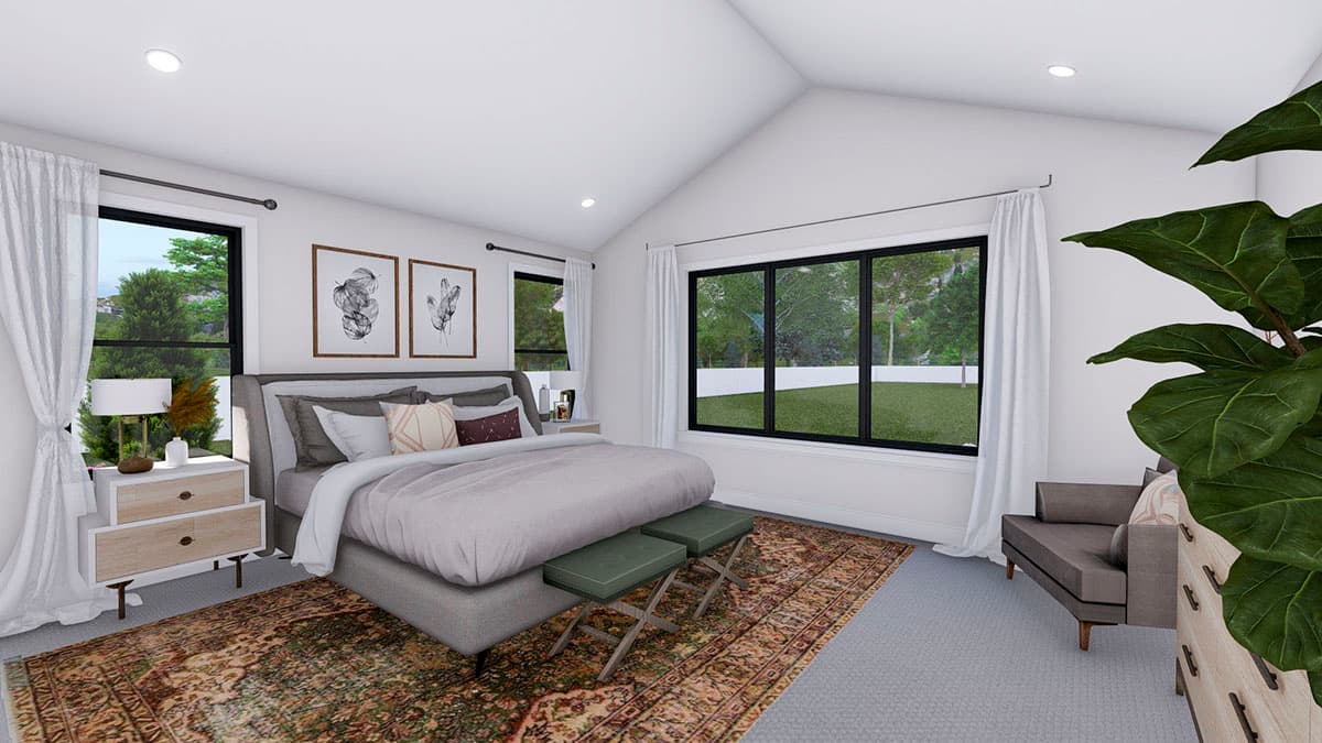 Plan 61374UT: Exclusive Ranch Home Plan with Lower-level 2-Bed Apartment - Image #16 - Craftsman, New American, Ranch