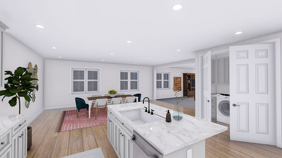 Plan 61374UT: Exclusive Ranch Home Plan with Lower-level 2-Bed Apartment - Image #28 - Craftsman, New American, Ranch