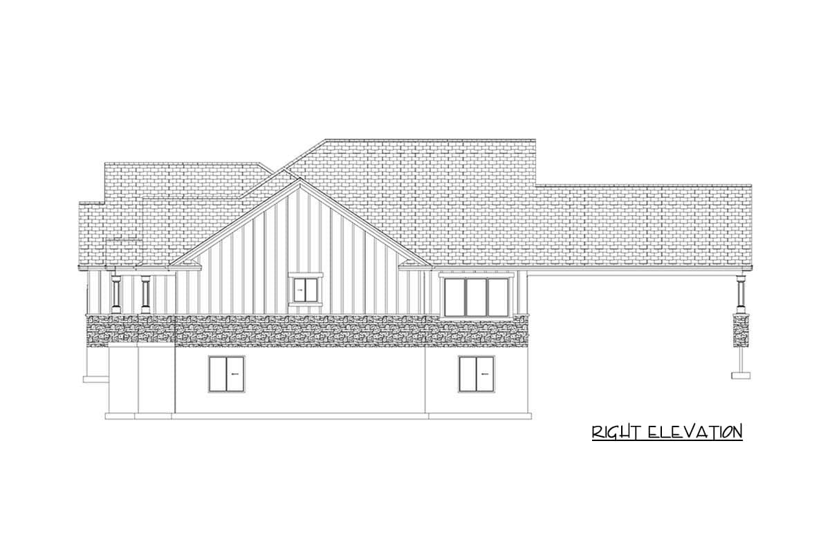 Plan 61374UT: Exclusive Ranch Home Plan with Lower-level 2-Bed Apartment - Image #32 - Craftsman, New American, Ranch