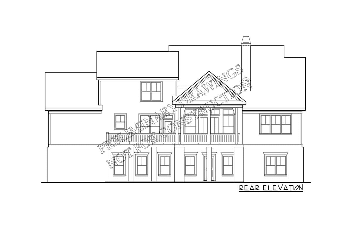 Plan 710379BTZ: Compact 4-Bed Modern Farmhouse Plan with Bonus Room - Image #4 - Country, Craftsman, Modern Farmhouse, New American