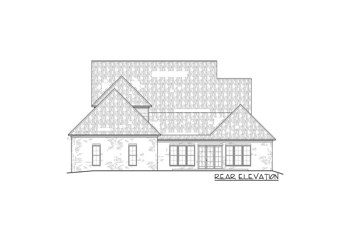 Plan 510191WDY: Exclusive 5-Bed European Home Plan with Sunroom - Image #4 - European, Traditional