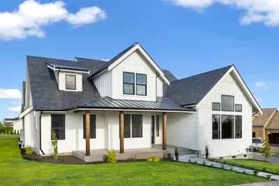 5-Bed New American House Plan with Apartment above Garage