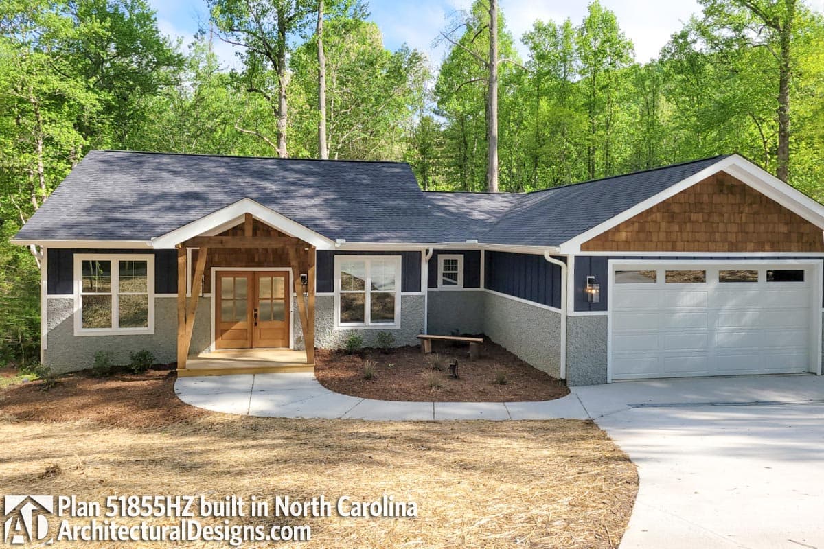 build gallery item - House Plan 51855HZ comes to life in North Carolina!