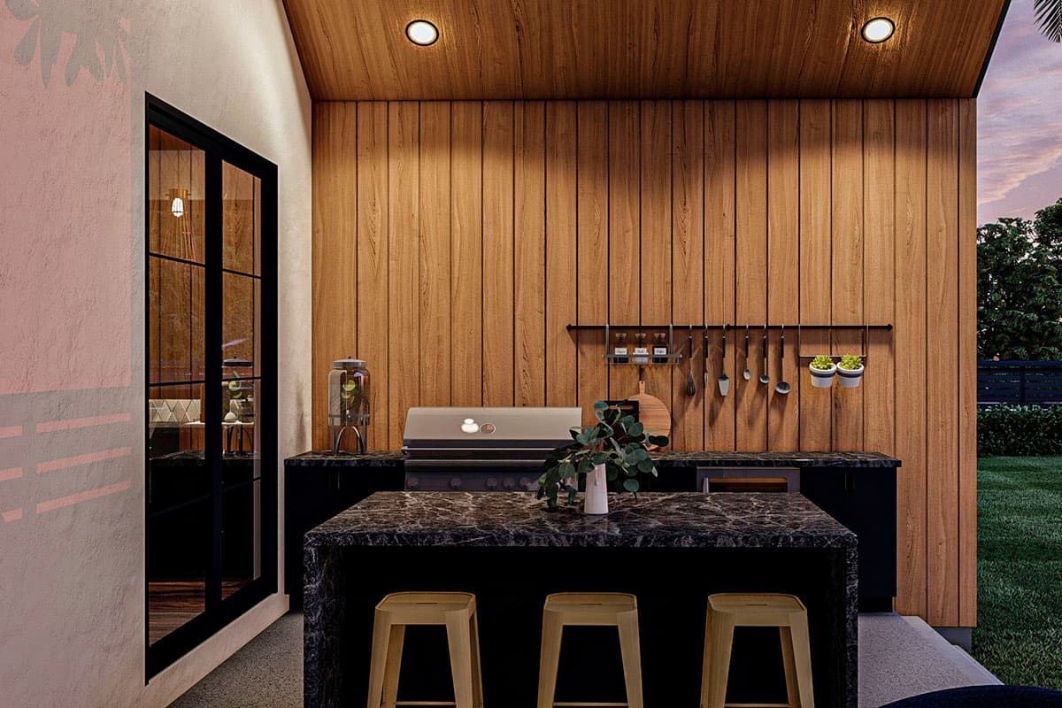 Plan 62325DJ: Scandinavian-Style House Plan with Pull-through 2-Car Garage - 1499 Sq Ft - Image #11 - Contemporary, Mid Century Modern, Modern, Ranch, Scandinavian, Southern, Southwest