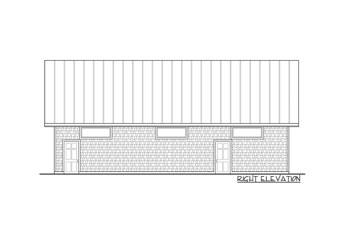 Plan 720018DA: Craftsman-style Detached Garage with Space for up to 4 Cars - Image #4 - Craftsman, Shingle