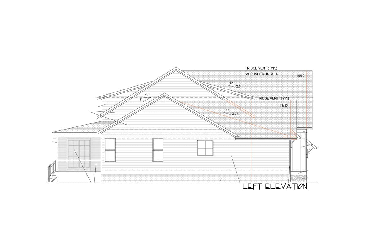 Plan 260006RVC: 4-Bed Modern Farmhouse with Large Functional Shed Dormer - Image #4 - Country, Craftsman, Modern Farmhouse, New American