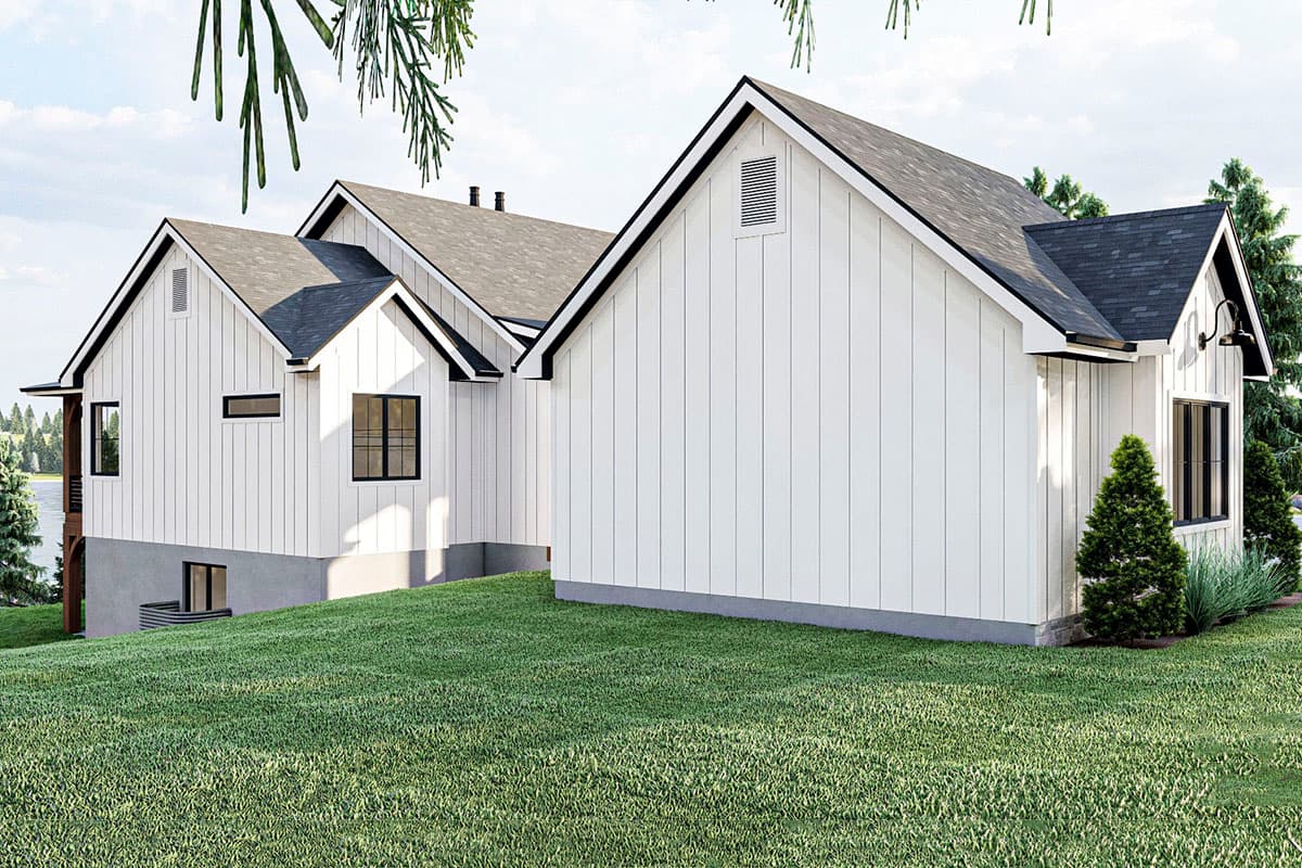 Plan 62327DJ: Craftsman Lake House Plan with Massive Wraparound Covered Deck and Optional Lower Level Lake Bar - Image #12 - Country, Craftsman, Modern Farmhouse, Mountain, Vacation