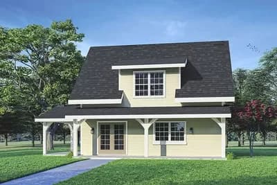 Cottage Escape with Covered Porches On Two Sides