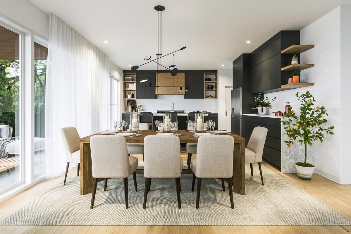 Plan 22596DR: 2-Story 3-Bed Modern Farmhouse Plan with Home Office and Laundry Chute - 2383 Sq Ft - Image #7 - Country, Craftsman, Farmhouse, Modern Farmhouse, New American