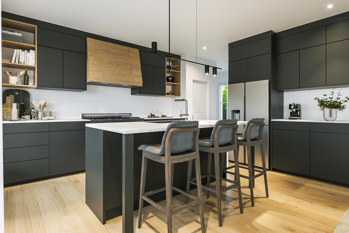 Plan 22596DR: 2-Story 3-Bed Modern Farmhouse Plan with Home Office and Laundry Chute - 2383 Sq Ft - Image #9 - Country, Craftsman, Farmhouse, Modern Farmhouse, New American