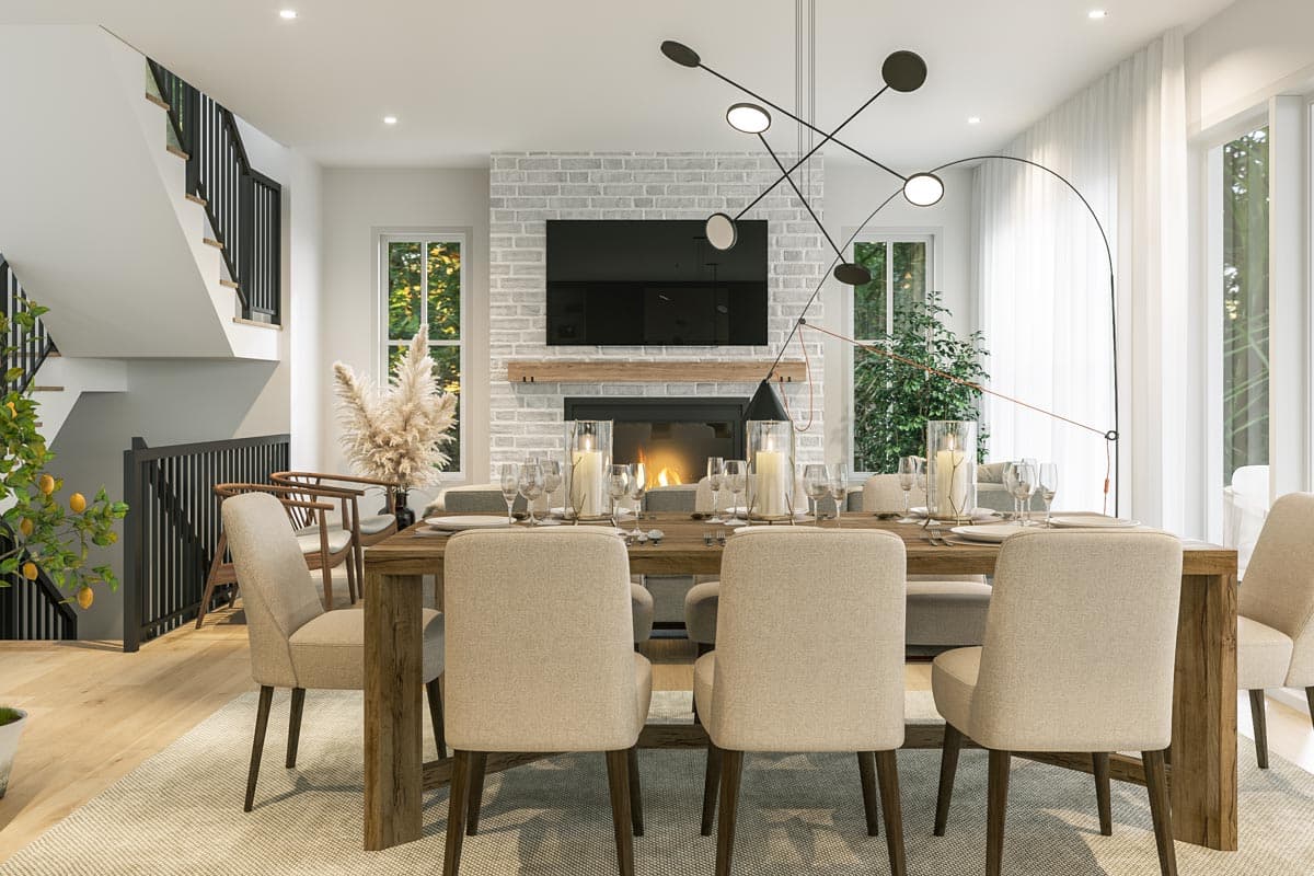 Plan 22596DR: 2-Story 3-Bed Modern Farmhouse Plan with Home Office and Laundry Chute - 2383 Sq Ft - Image #12 - Country, Craftsman, Farmhouse, Modern Farmhouse, New American