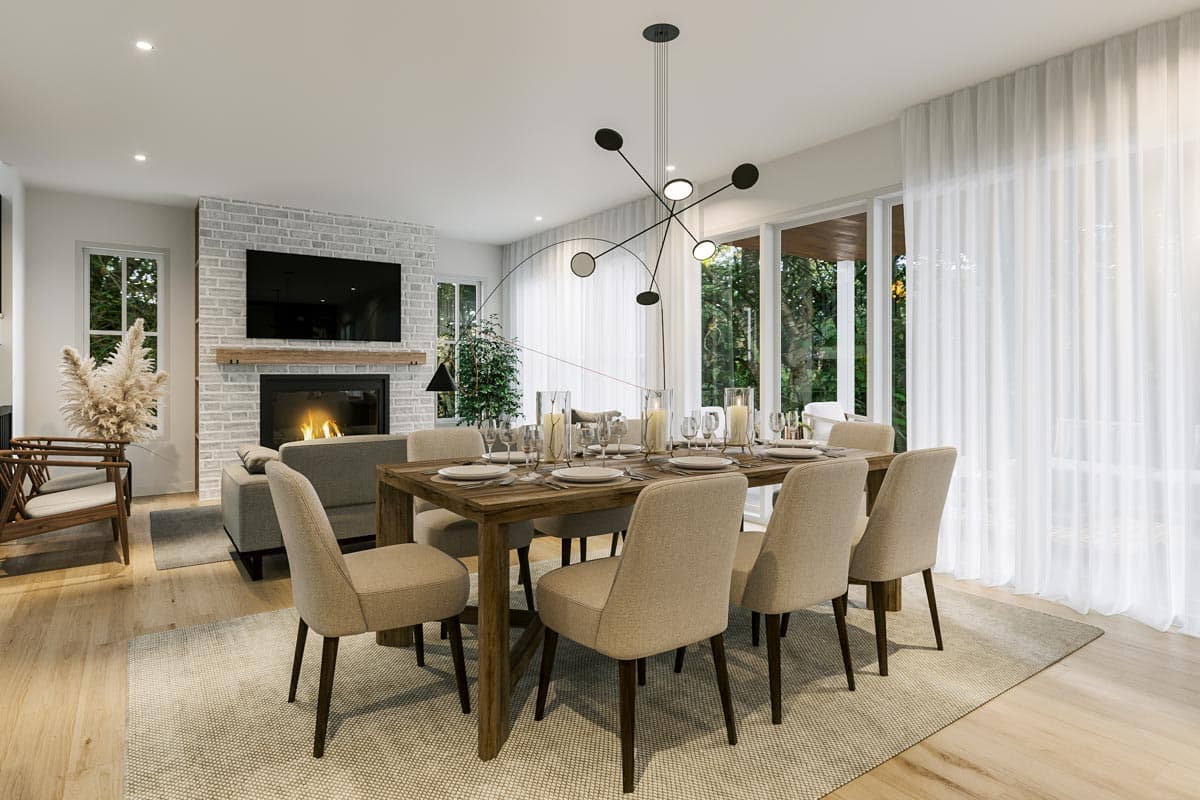 Plan 22596DR: 2-Story 3-Bed Modern Farmhouse Plan with Home Office and Laundry Chute - 2383 Sq Ft - Image #13 - Country, Craftsman, Farmhouse, Modern Farmhouse, New American