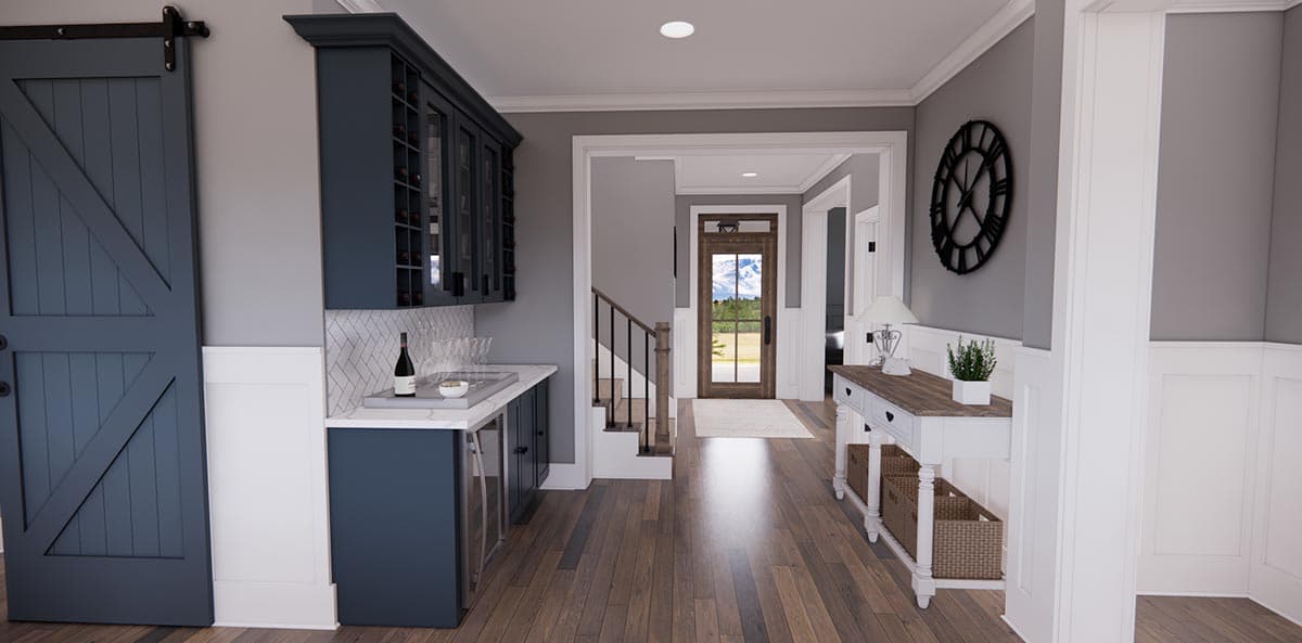 Plan 14700RK: Narrow Modern Farmhouse Plan with Home Office and Laundry On Both Floors - Image #17 - Country, Craftsman, Modern Farmhouse, New American