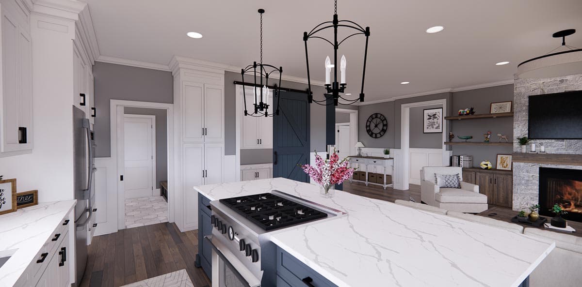 Plan 14700RK: Narrow Modern Farmhouse Plan with Home Office and Laundry On Both Floors - Image #21 - Country, Craftsman, Modern Farmhouse, New American