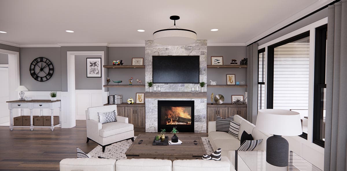 Plan 14700RK: Narrow Modern Farmhouse Plan with Home Office and Laundry On Both Floors - Image #22 - Country, Craftsman, Modern Farmhouse, New American