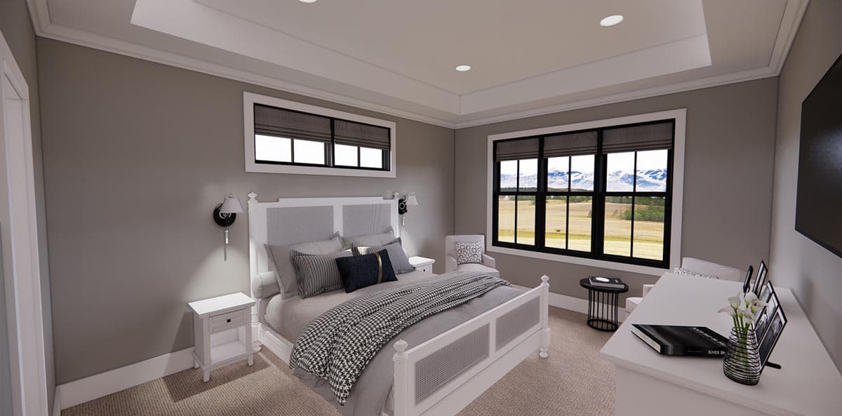 Plan 14700RK: Narrow Modern Farmhouse Plan with Home Office and Laundry On Both Floors - Image #26 - Country, Craftsman, Modern Farmhouse, New American