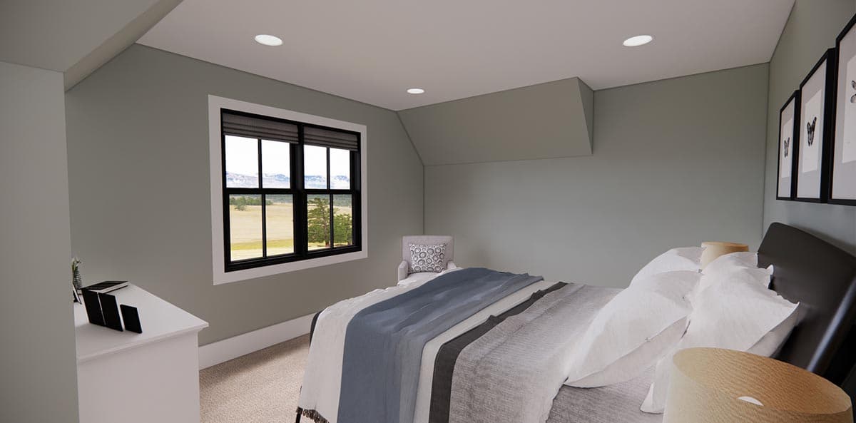 Plan 14700RK: Narrow Modern Farmhouse Plan with Home Office and Laundry On Both Floors - Image #39 - Country, Craftsman, Modern Farmhouse, New American