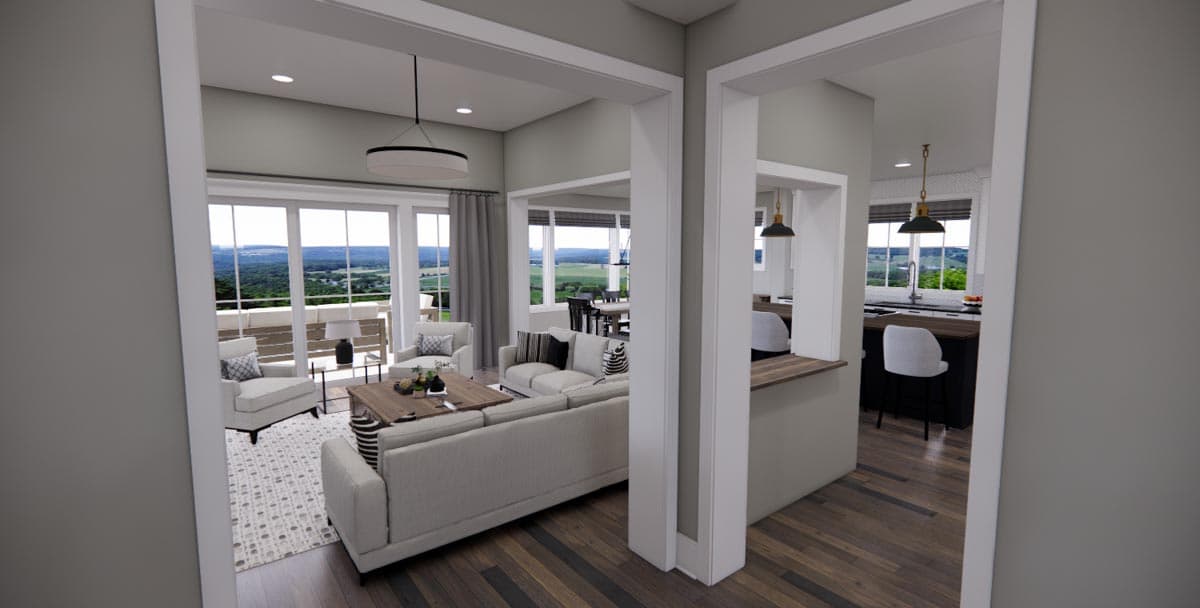 Plan 14701RK: 3-Bed New American House Plan with Home Office and Upstairs Loft Plus Bonus Expansion - Image #9 - Craftsman, New American