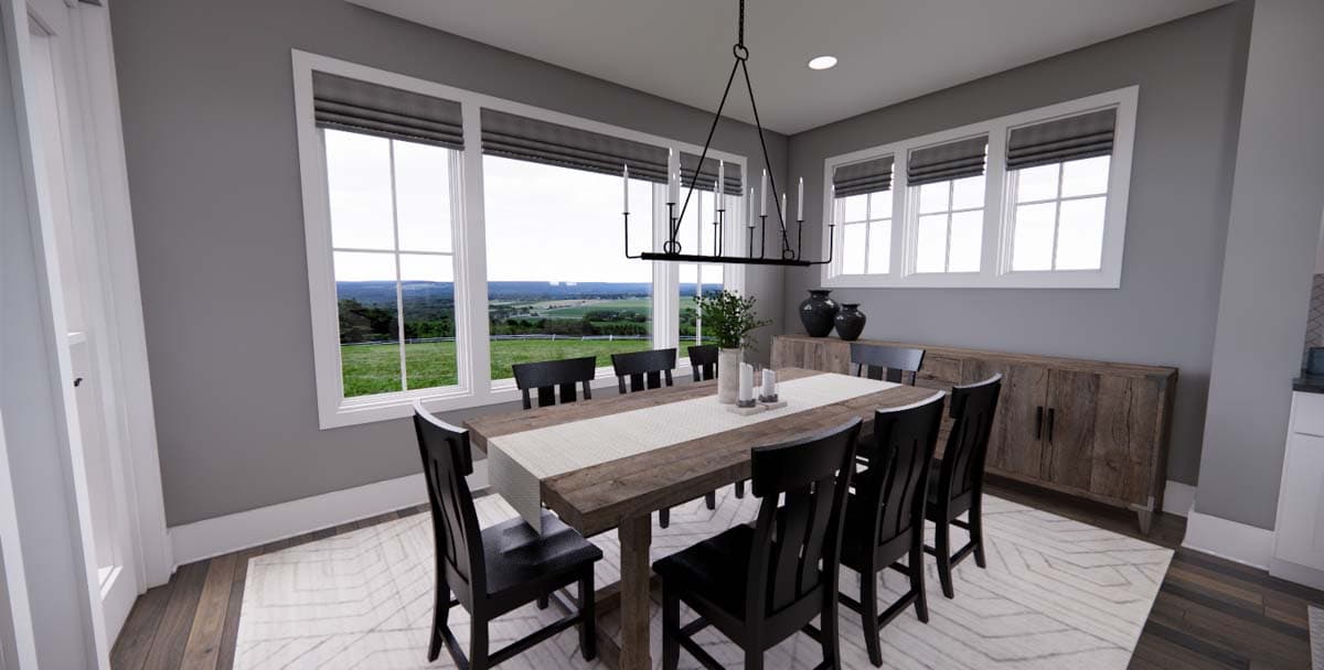 Plan 14702RK: 4-Bed New American Home Plan with a Home Office and Two Laundry Rooms - Image #20 - Craftsman, New American