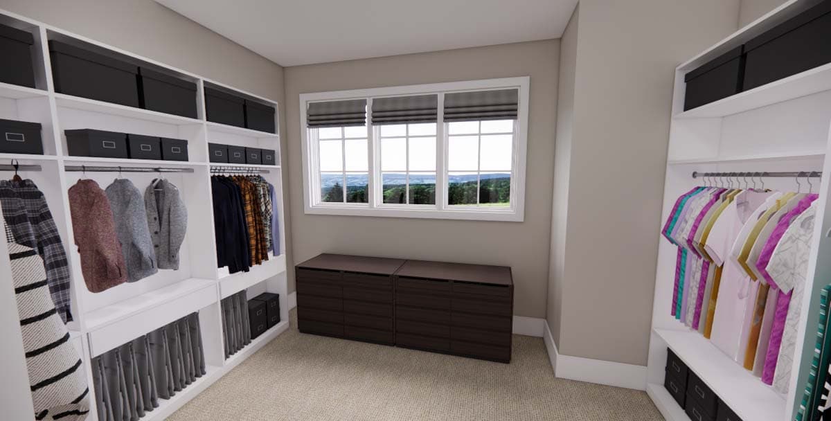 Plan 14702RK: 4-Bed New American Home Plan with a Home Office and Two Laundry Rooms - Image #32 - Craftsman, New American