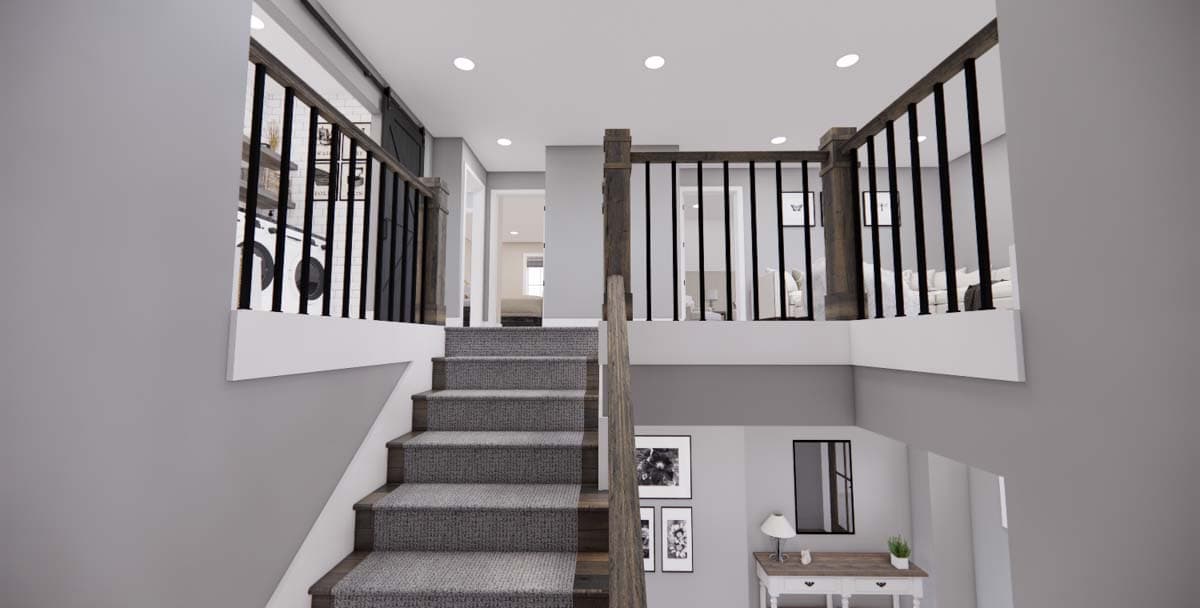 Plan 14702RK: 4-Bed New American Home Plan with a Home Office and Two Laundry Rooms - Image #34 - Craftsman, New American