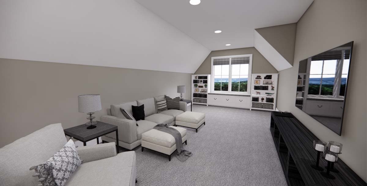 Plan 14702RK: 4-Bed New American Home Plan with a Home Office and Two Laundry Rooms - Image #50 - Craftsman, New American
